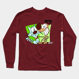 Maxwell Manx and Marty Mutt Long Sleeve T-Shirt